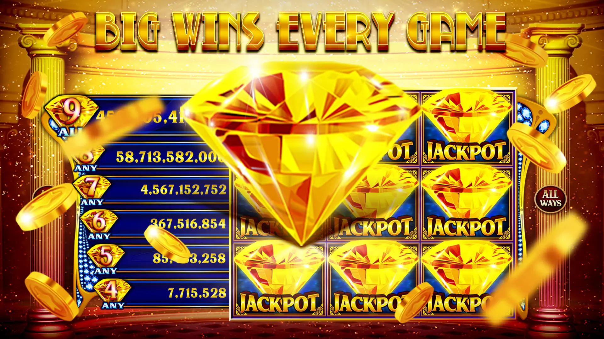 Golden City Casino feature screen